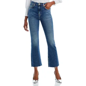 7 For All Mankind Jeans Femme Taille Haute Coupe Droite Élasticisés