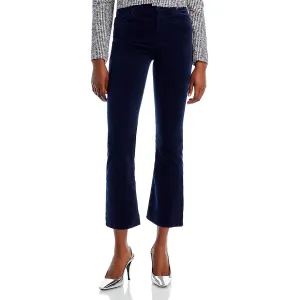7 For All Mankind Jeans Femme à Taille Haute en Coton Effilochés
