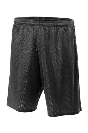 Shorty en maille tricotée respirante pour homme A4 - Noir