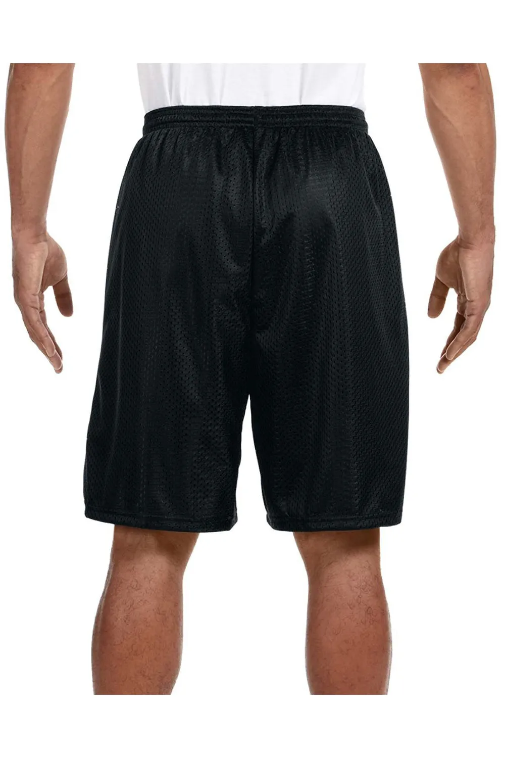 Shorty en maille tricotée respirante pour homme A4 - Noir