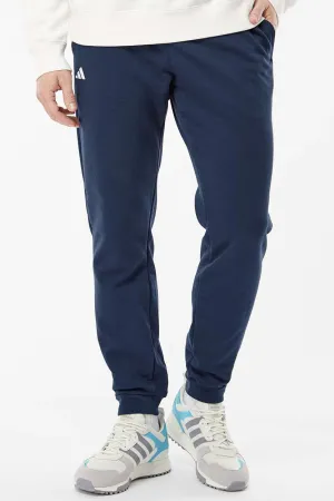 Pantalon de jogging en molleton Adidas Homme avec poches - Bleu marine universitaire