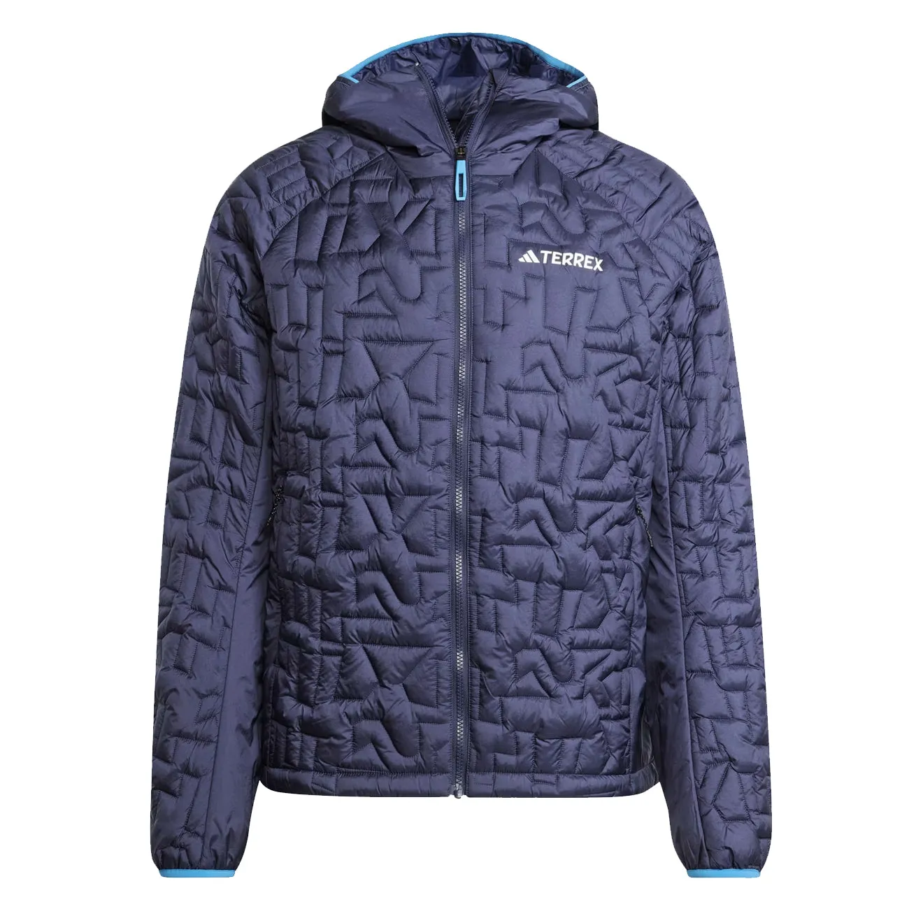 Adidas Terrex Xperior Veste à Capuche Isolée avec Remplissage Primaloft Lâche Bleu Marine Ombré