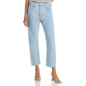 Agolde Jeans Femme Taille Haute Délavés Clairs et Courts