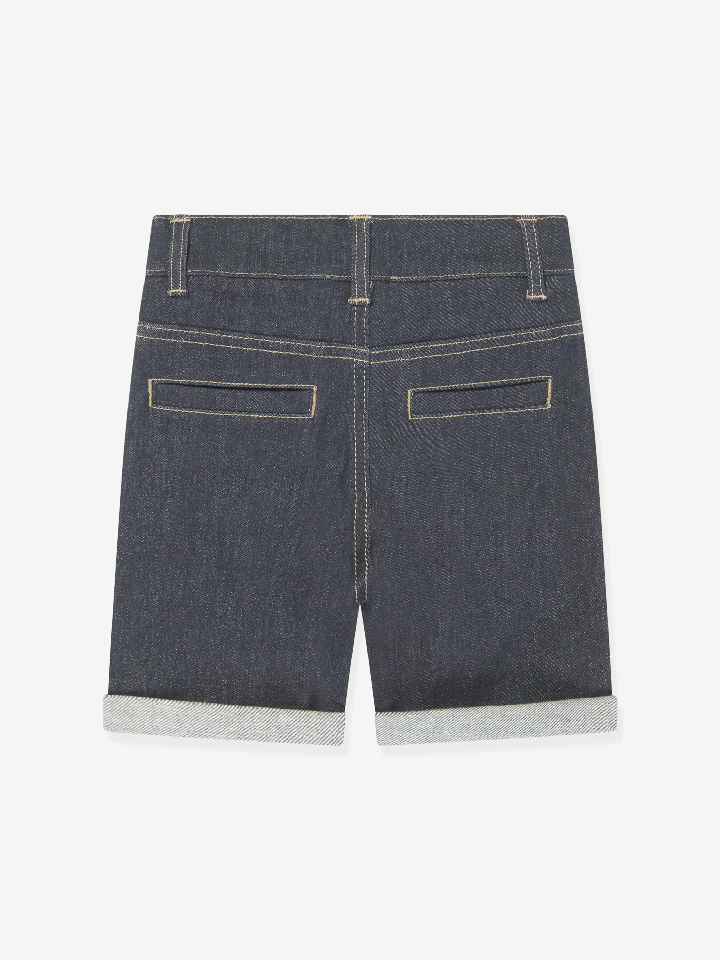 Aigner Shorts en Denim Élastique pour Garçons en Bleu