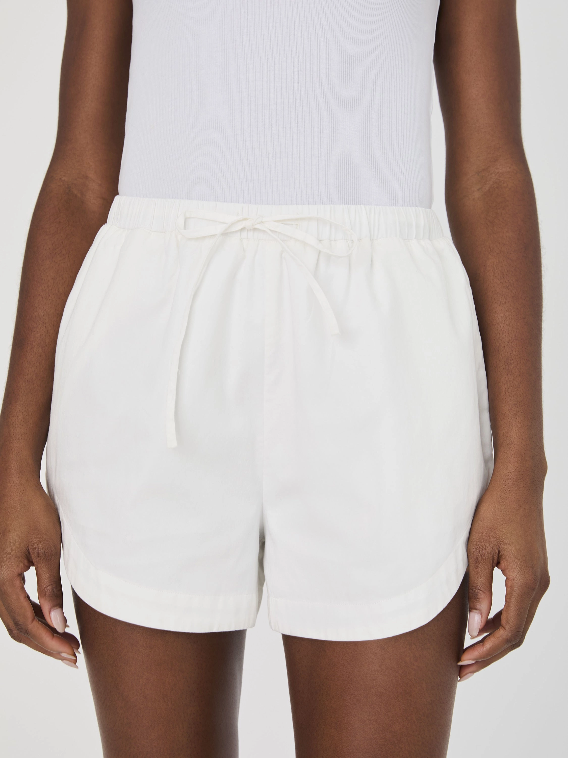 Alexis Cotton Drawstring Shorts