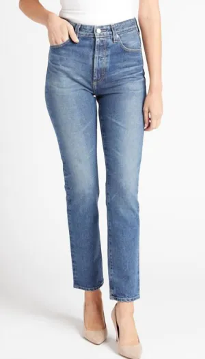 Alexxis Slim Jeans Montant Élevé en 10Jaune