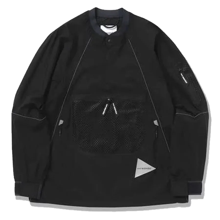 Veste Pullover And Wander Breath Rip Noir