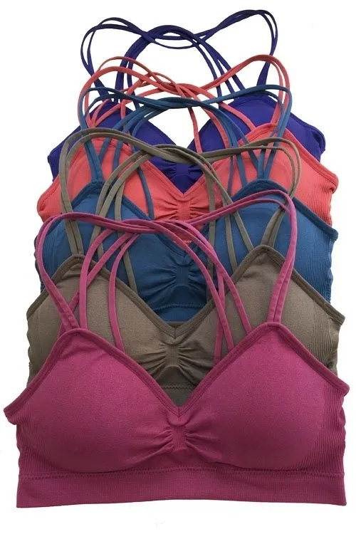 Soutien-gorge sans coutures à fines bretelles Anemone WY9014