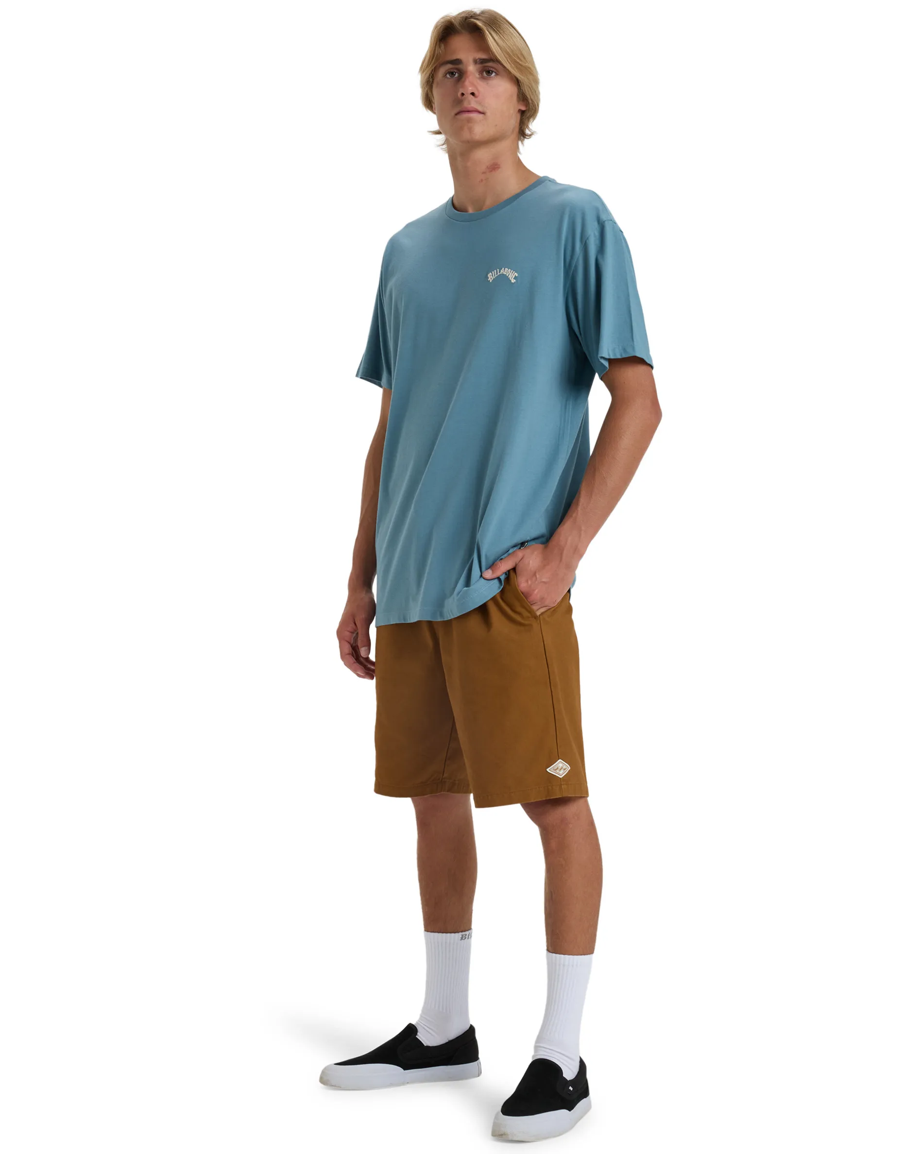 T-shirt Arch en bleu glacier