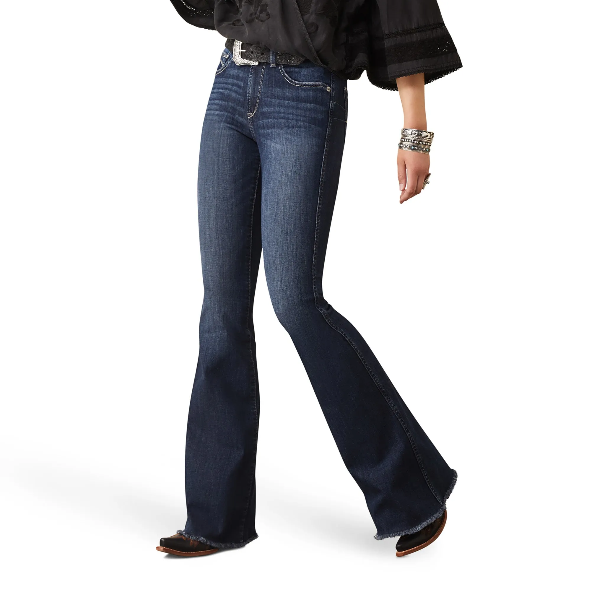 Ariat Women's R.E.A.L. Raegan Jeans Flare Midnight