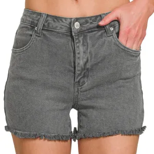 Shorty mi-montant noir cendré