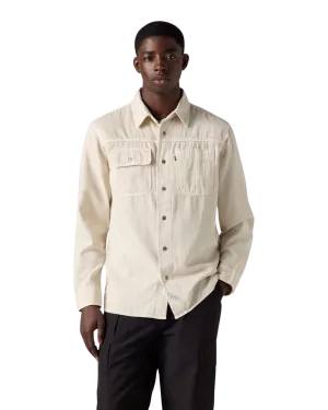 Chemise de travail Auburn en teinture vêtement Harp Silver Birch
