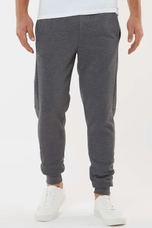 Pantalon de jogging en polaire 3 saisons pour hommes Augusta Sportswear Eco Revive avec poches - Gris anthracite chiné