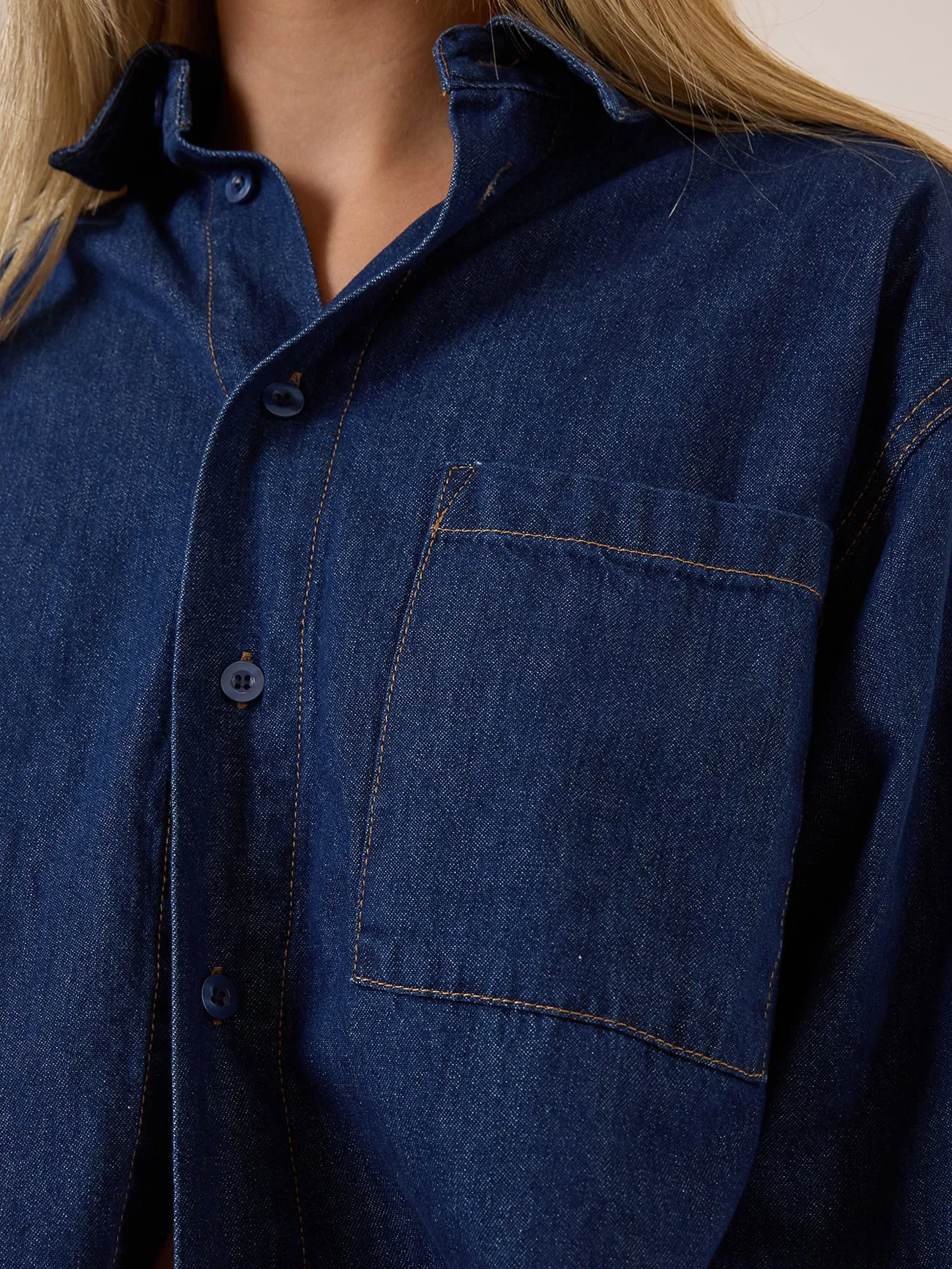 Chemise en Denim Austin - Rinçage Double Indigo