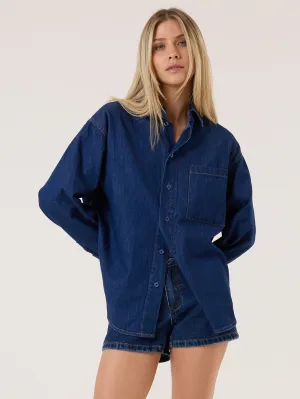 Chemise en Denim Austin - Rinçage Double Indigo