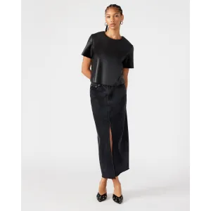 Jupe en denim Avani Noir
