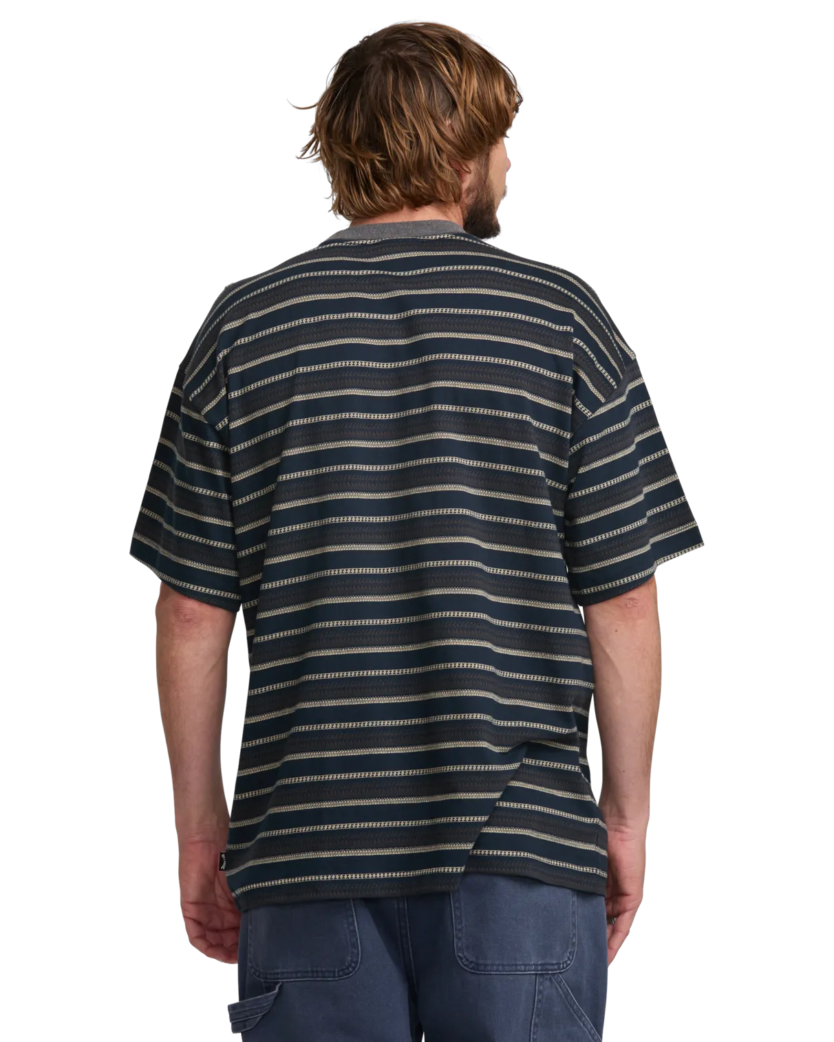 T-shirt Bad Dog en bleu marine