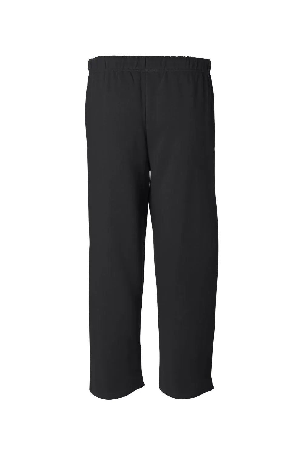 Pantalon de survêtement pour hommes Badger à bas ouvert avec poches - Noir