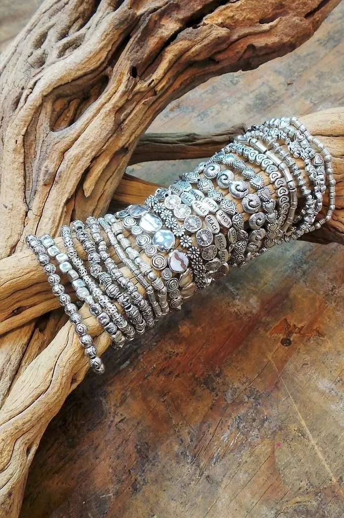 Bracelet extensible inspirant Bali Queen (Carré d'Amour)