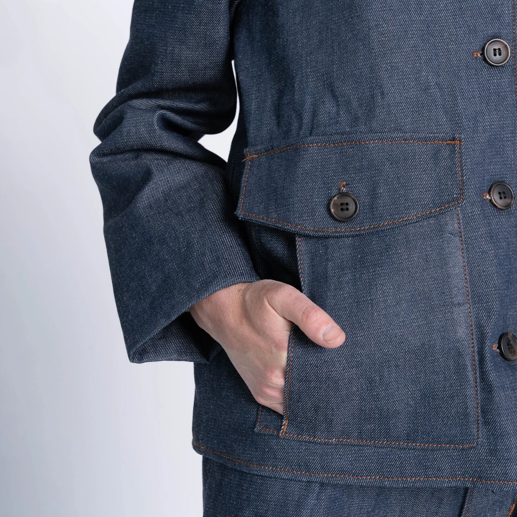 Veste Balmoral - Denim Indigo Naturel