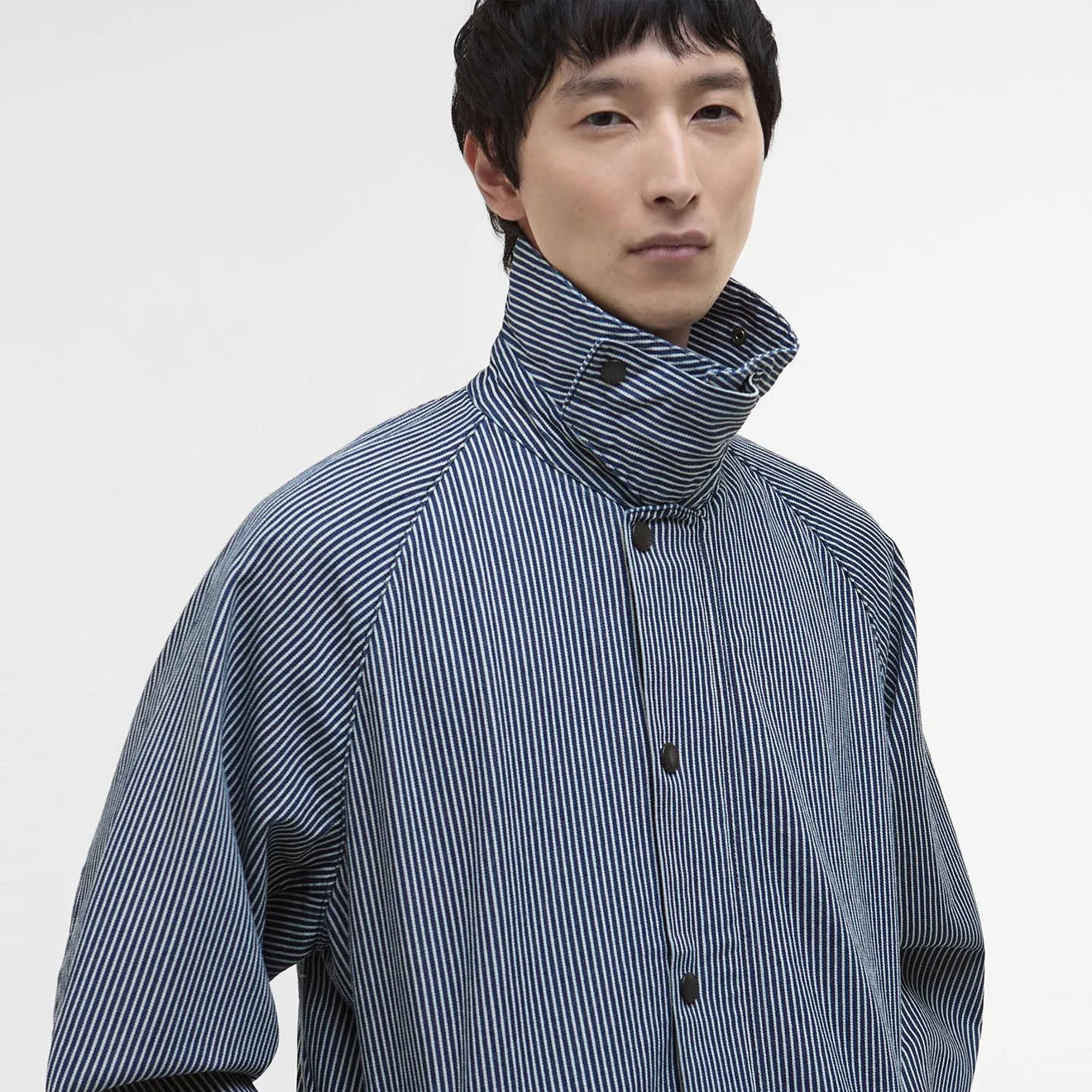 Veste décontractée à rayures Barbour Transport - Rayures indigo
