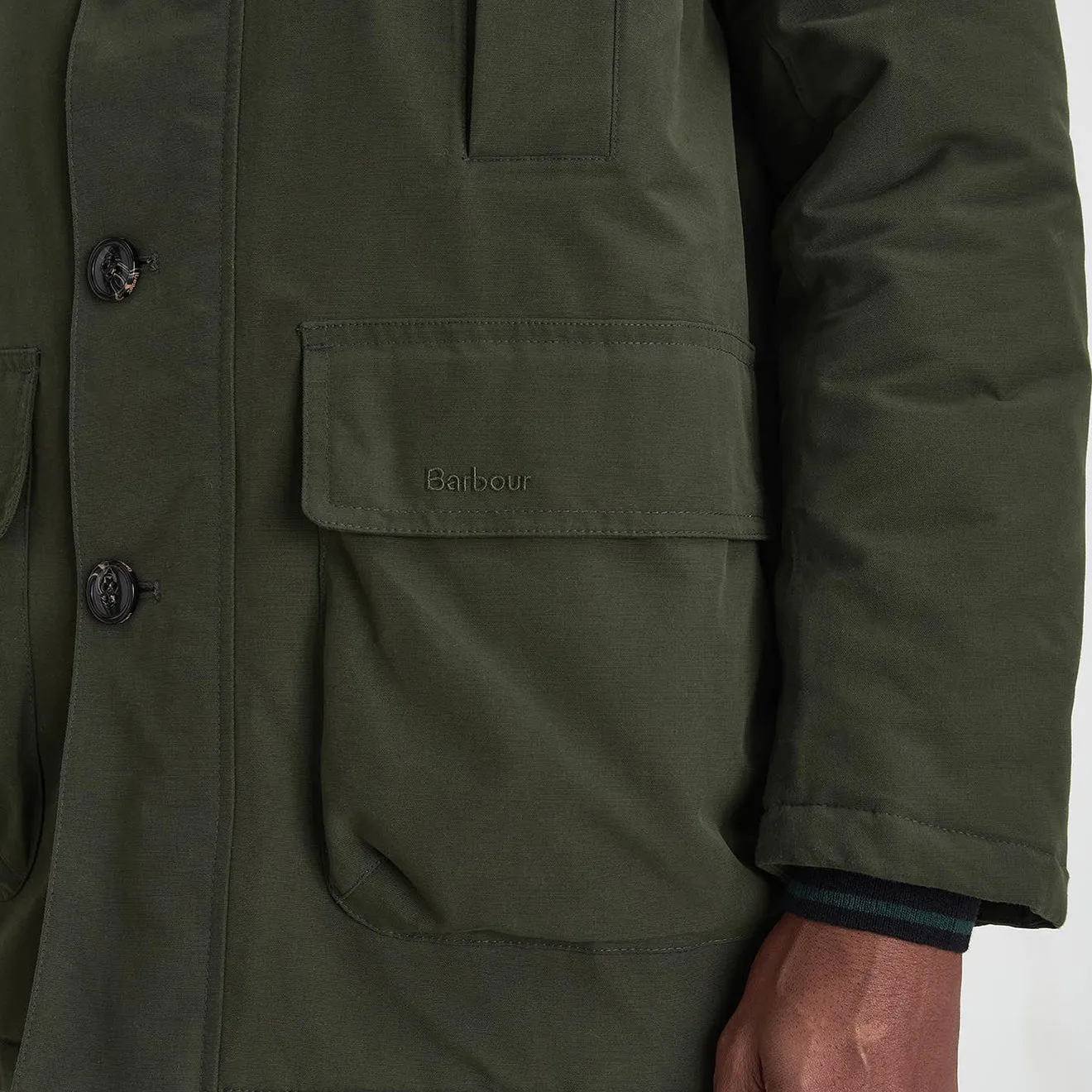 Barbour Veste d'hiver Beaufort Imperméable Parka Sage