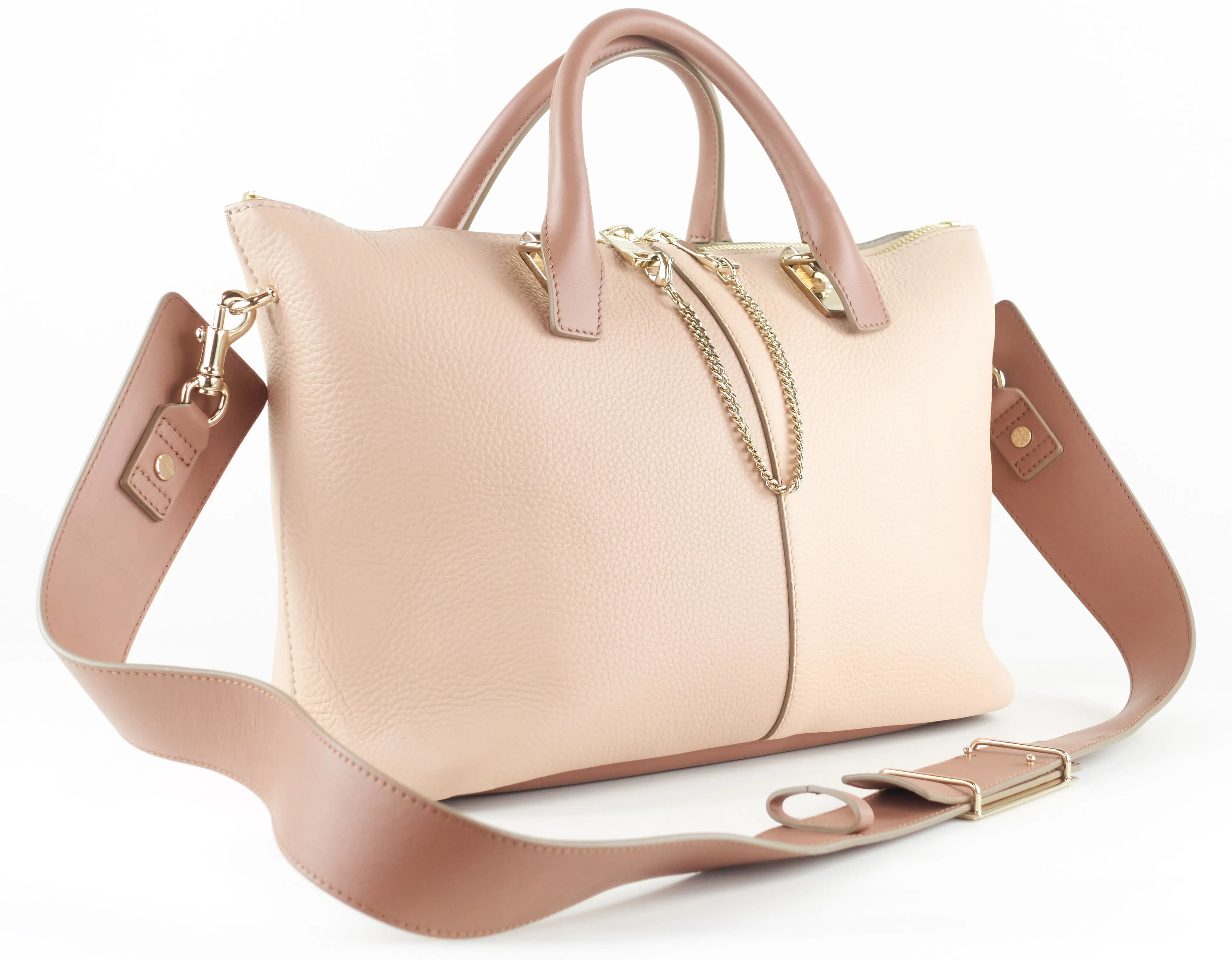 Sac moyen bicolore en cuir Baylee Bags_Chloé