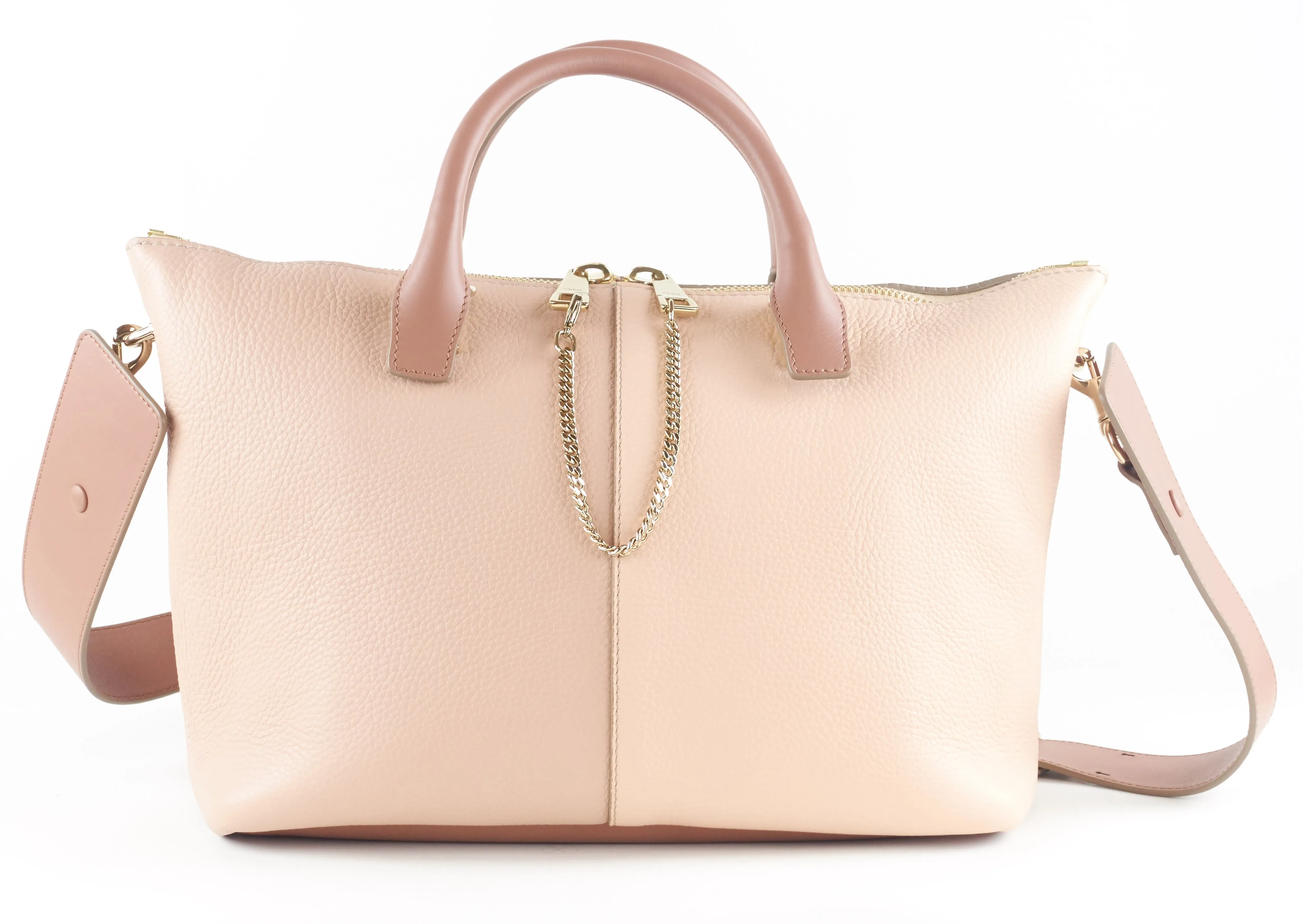 Sac moyen bicolore en cuir Baylee Bags_Chloé