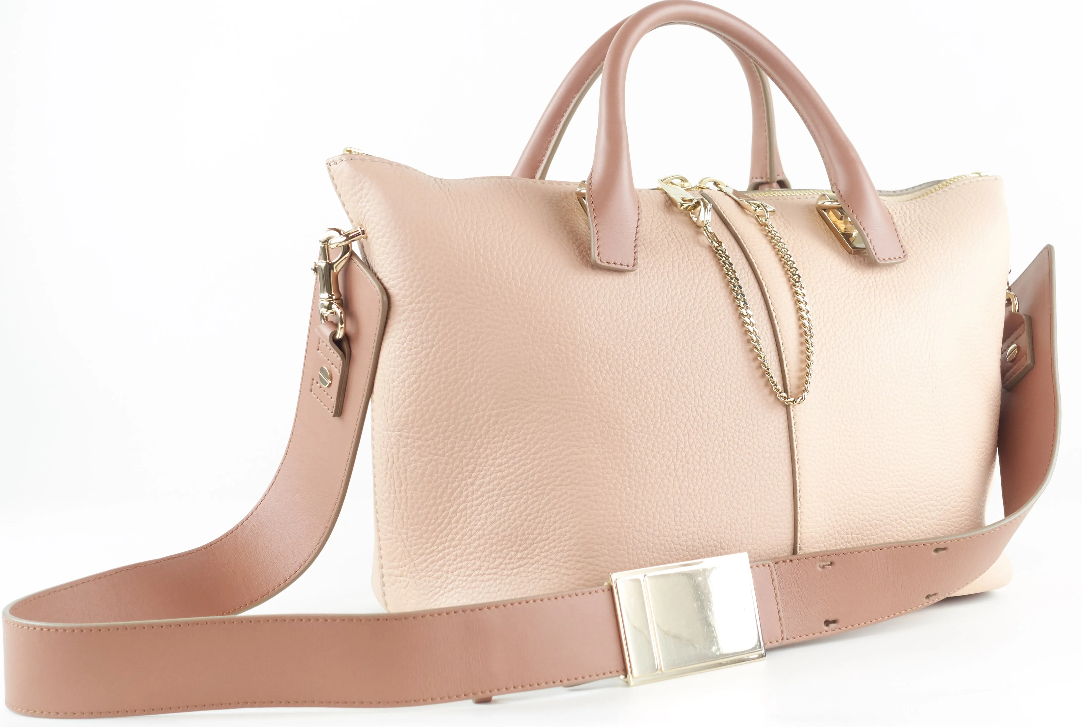Sac moyen bicolore en cuir Baylee Bags_Chloé