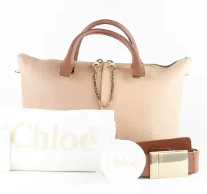 Sac moyen bicolore en cuir Baylee Bags_Chloé