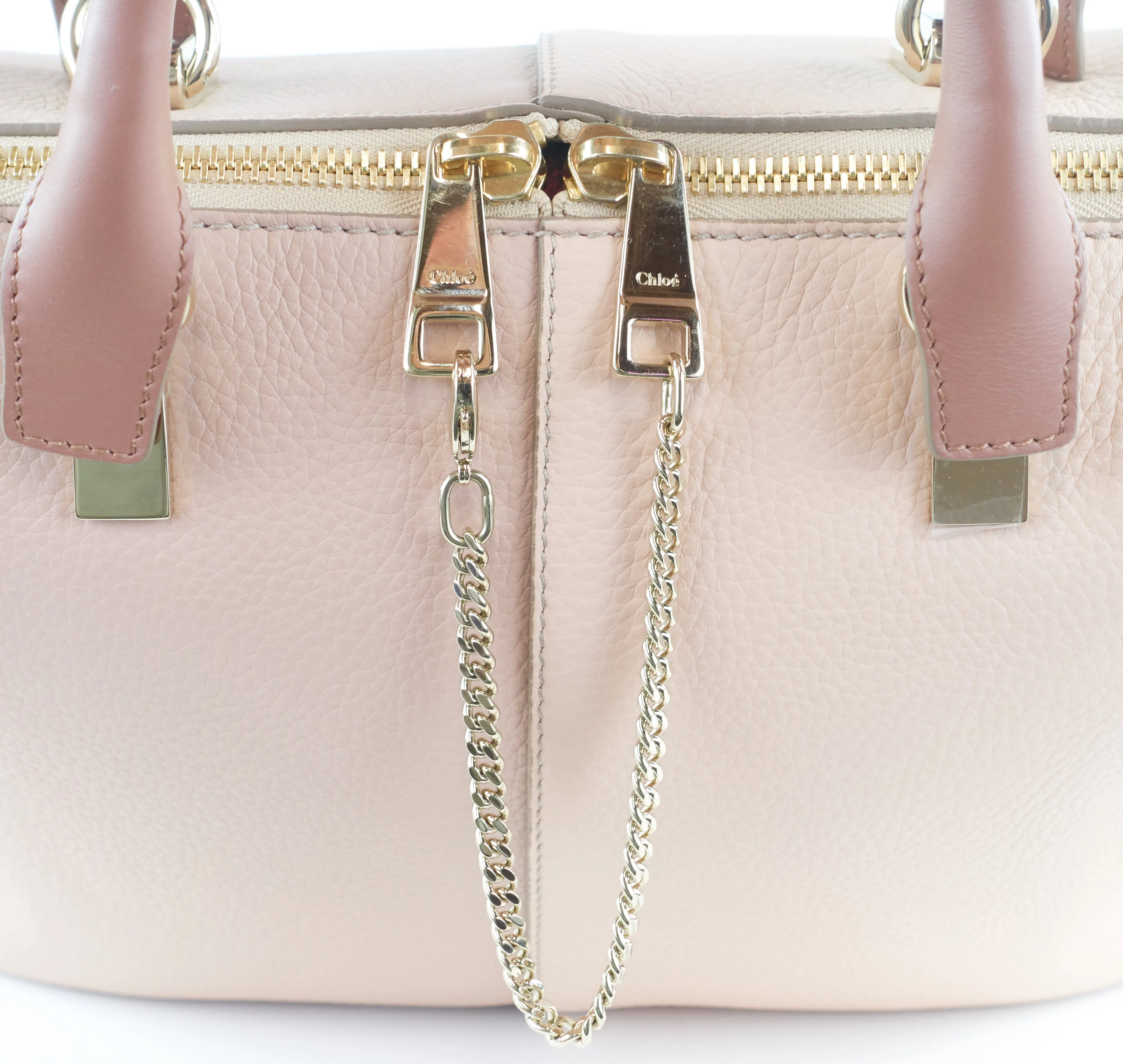 Sac moyen bicolore en cuir Baylee Bags_Chloé
