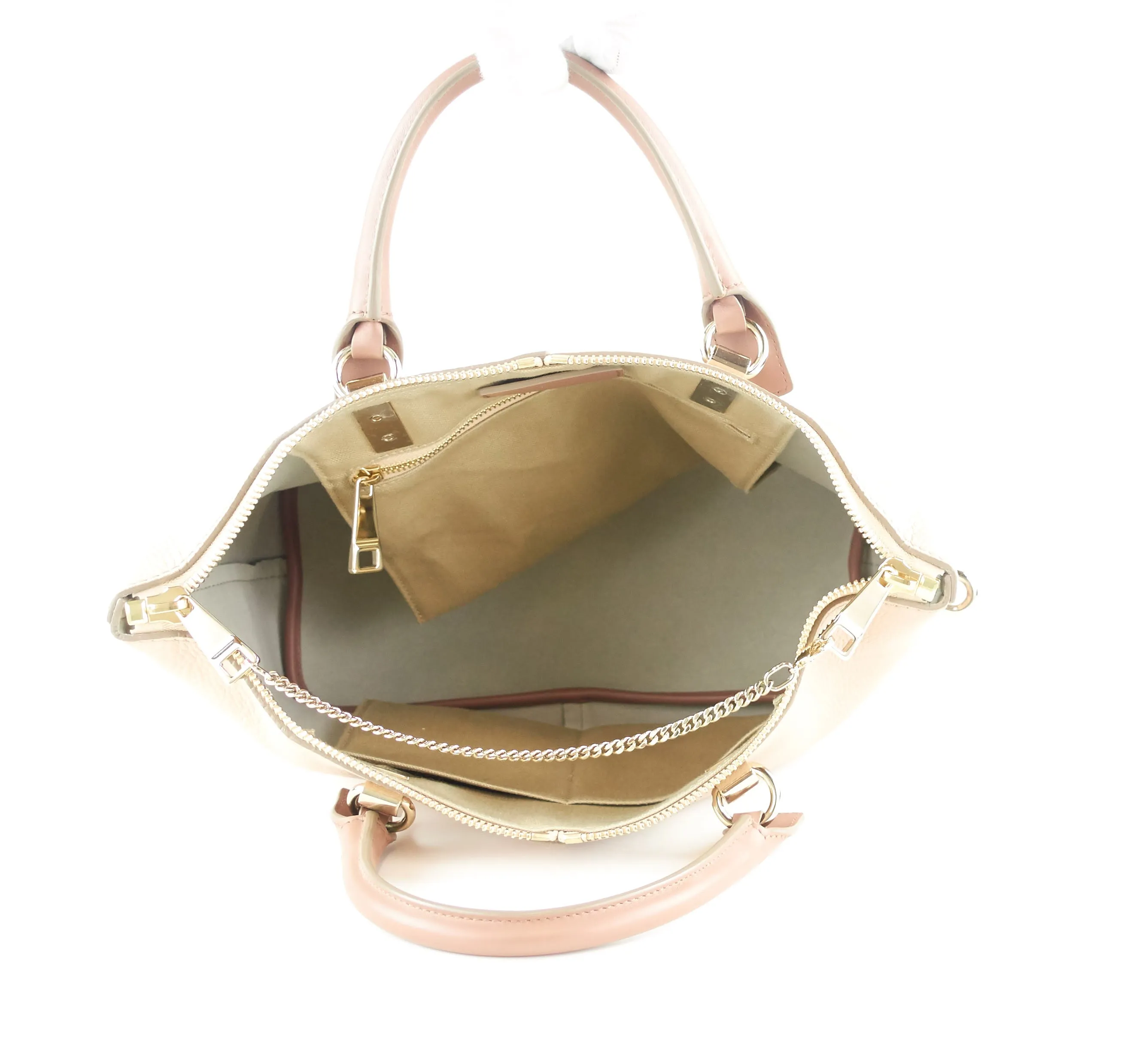 Sac moyen bicolore en cuir Baylee Bags_Chloé