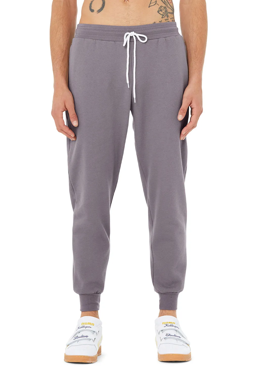 Bella   Canvas Pantalon de jogging pour homme avec poches - Gris tempête