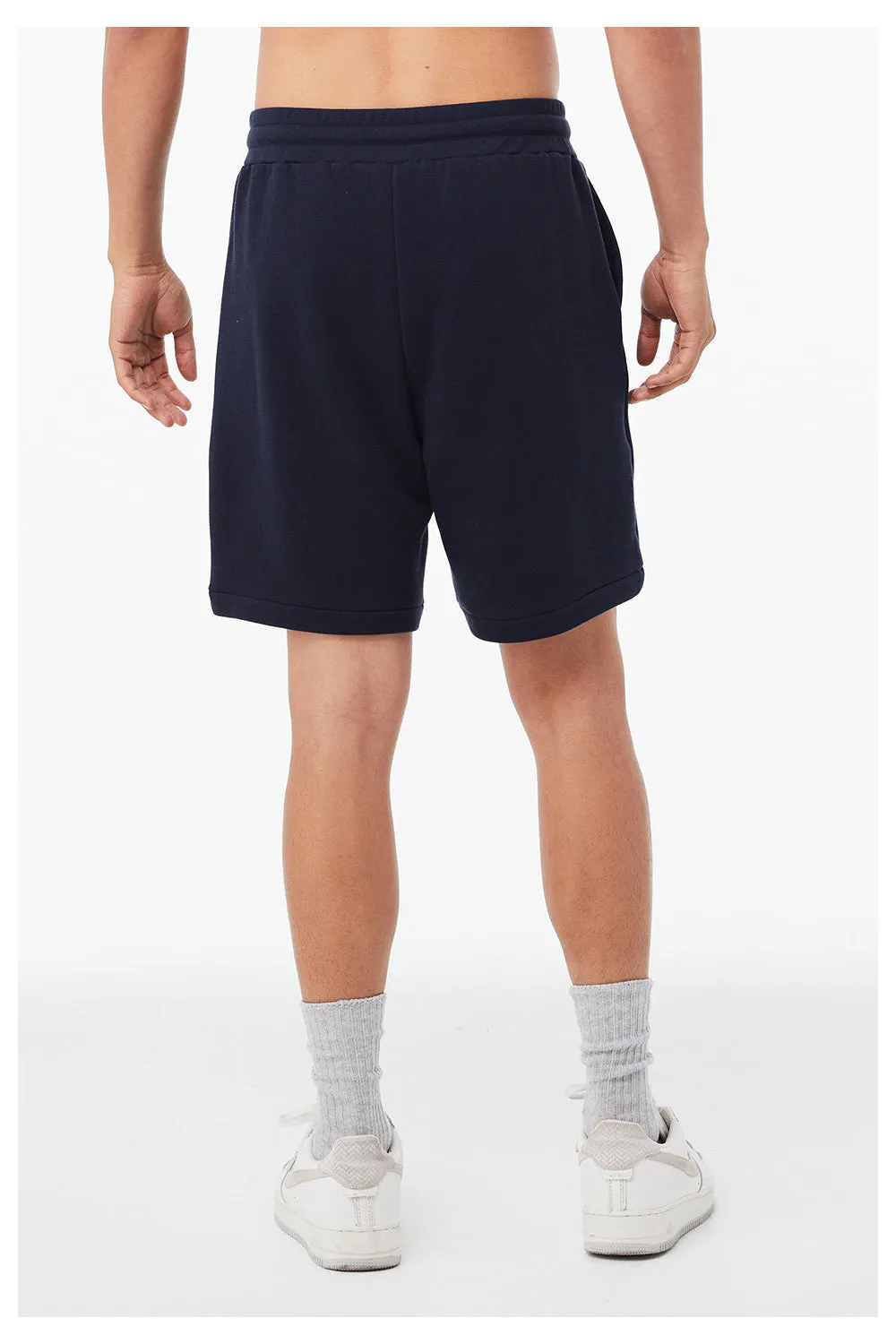 Bella   Canvas Shorts Homme avec Poches - Bleu Marine