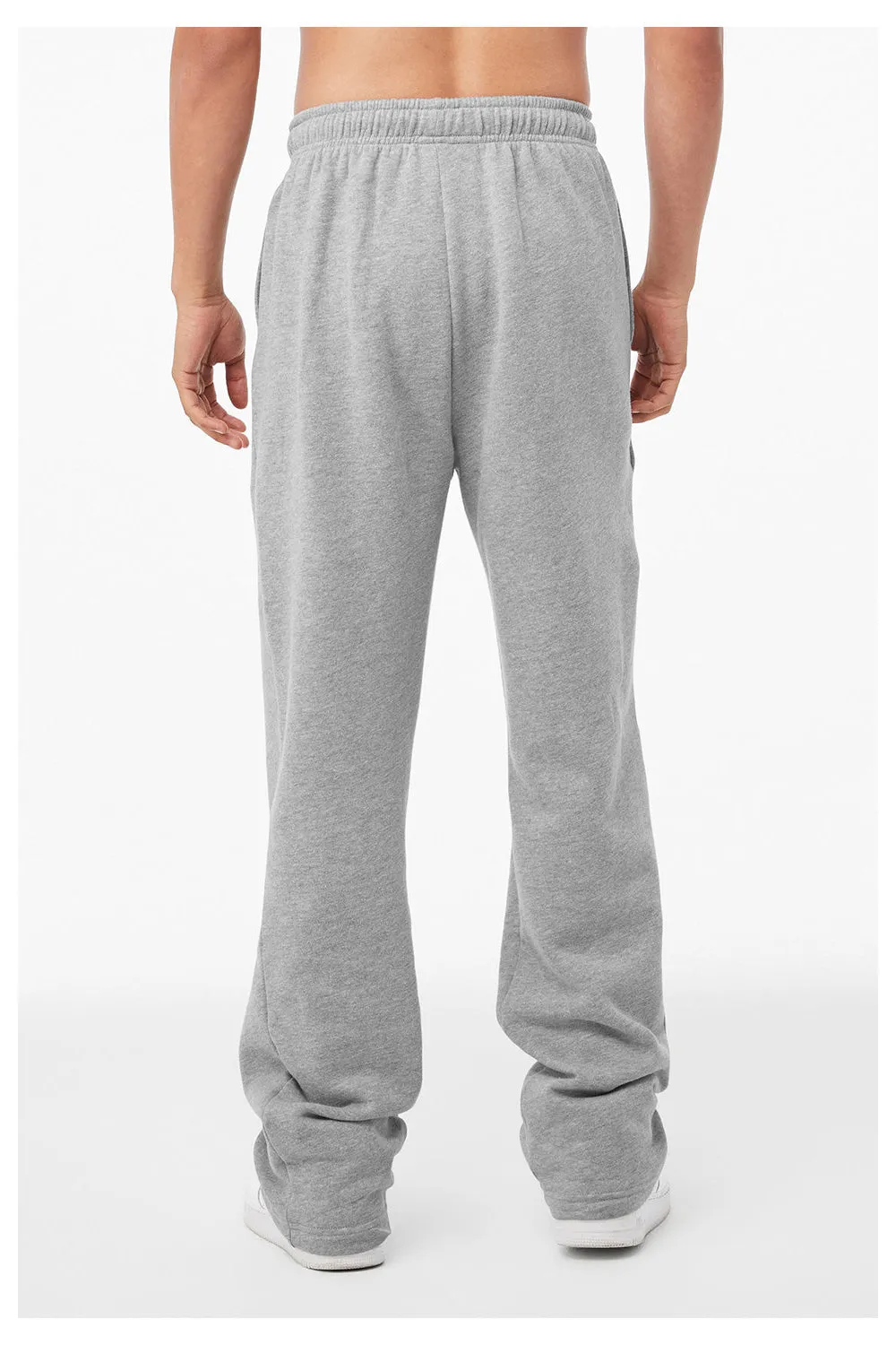 Bella   Canvas Pantalon de survêtement droit pour homme avec poches - Gris chiné
