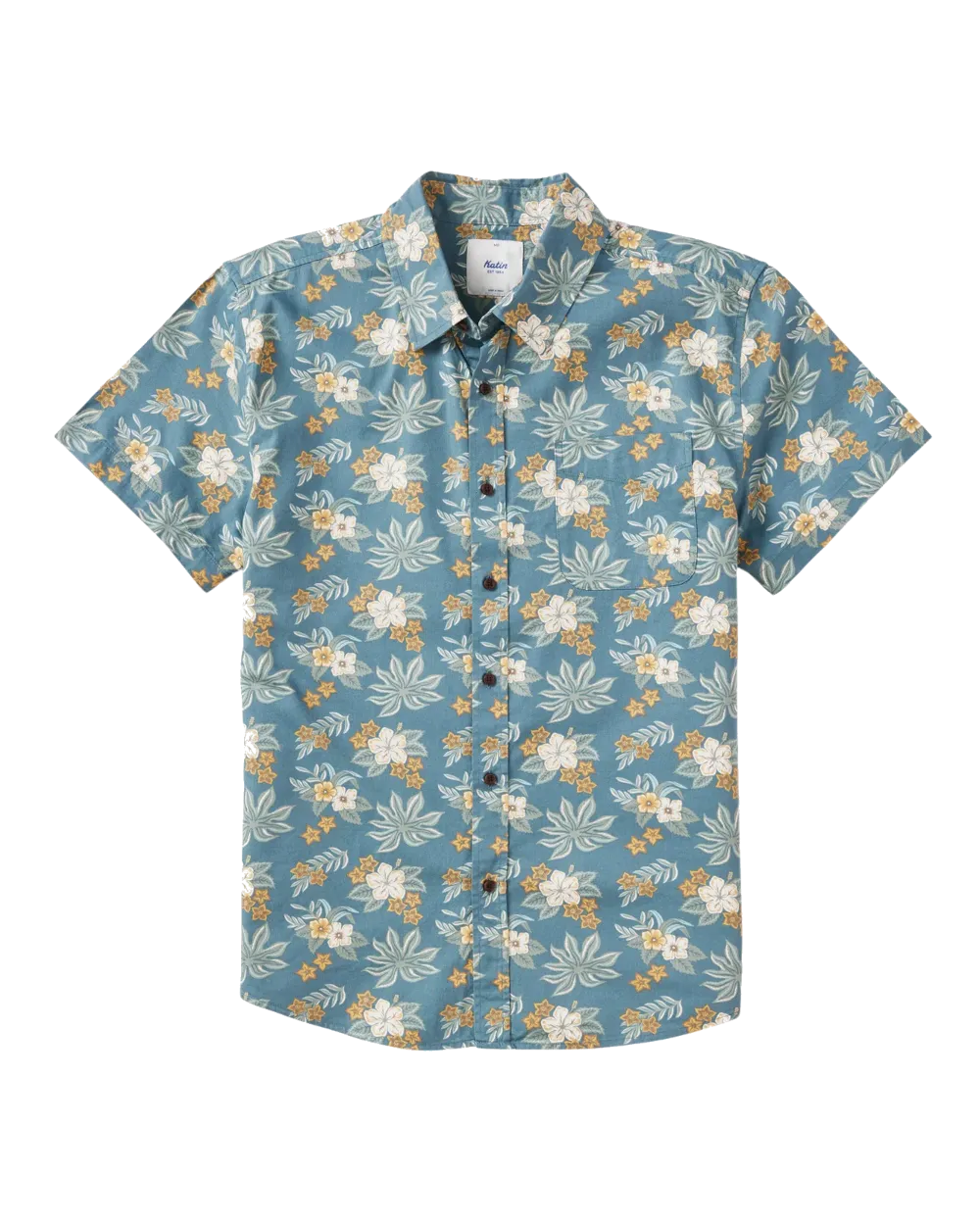Chemise Benji en vert atlantique