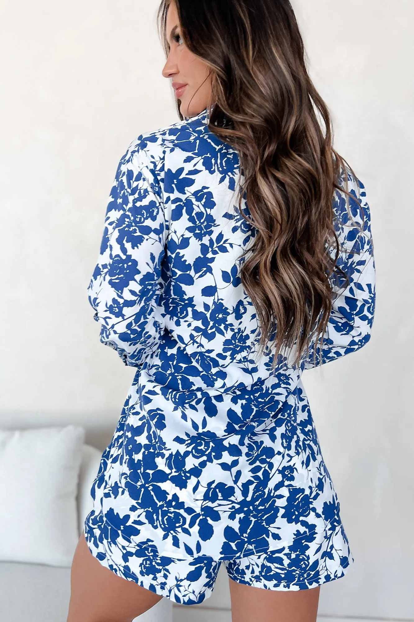 Ensemble Chemise à Boutons et Short Fleuri 