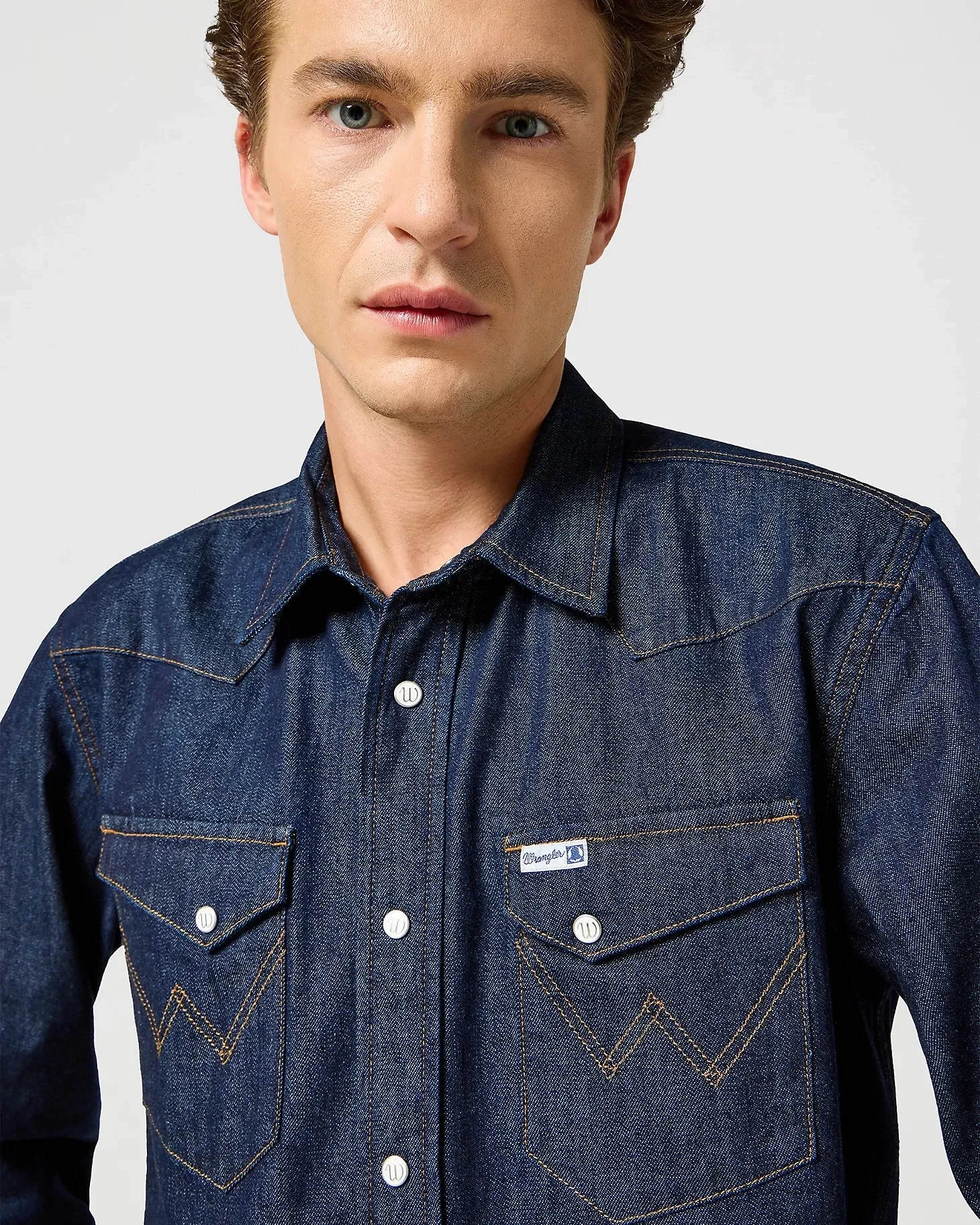 Chemise Blue Bell à 2 poches en Rinse