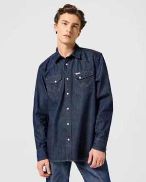 Chemise Blue Bell à 2 poches en Rinse