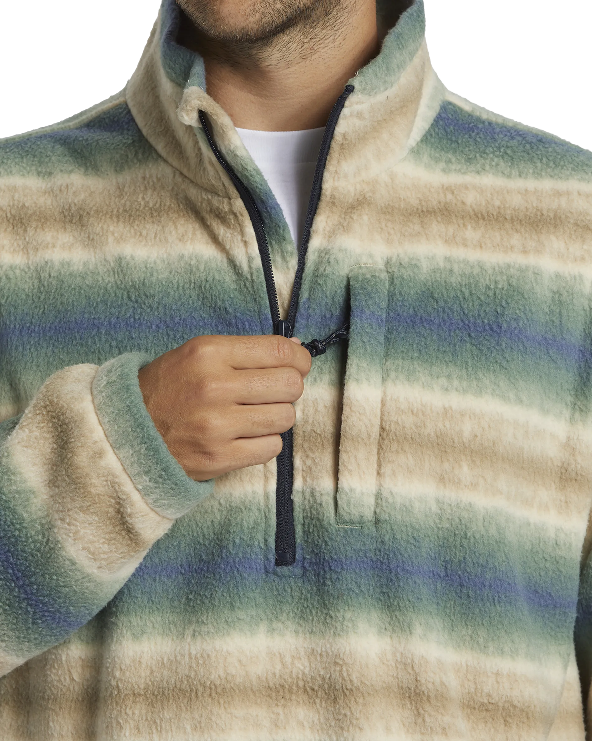 Veste en polaire Boundary couleur Dune