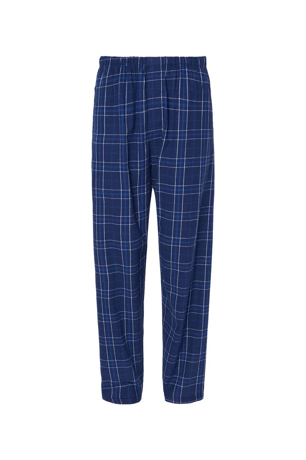 Boxercraft Pantalon en flanelle pour hommes Harley avec poches - Bleu marine à carreaux Field Day