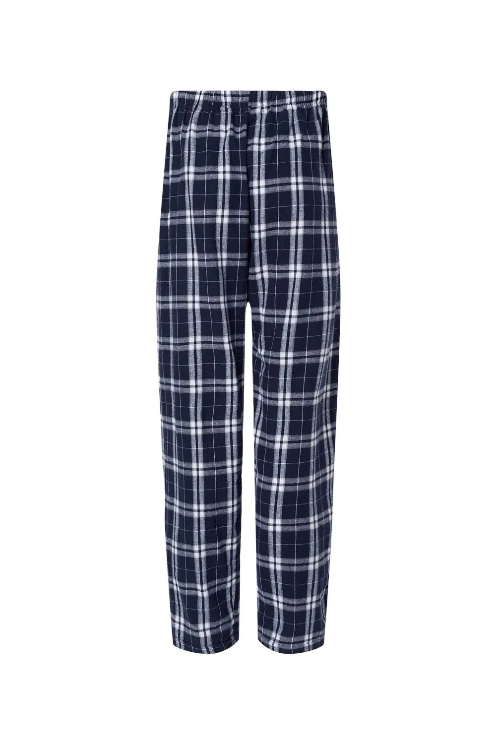 Pantalon en flanelle Boxercraft pour hommes Harley avec poches - Bleu marine/Gris argenté