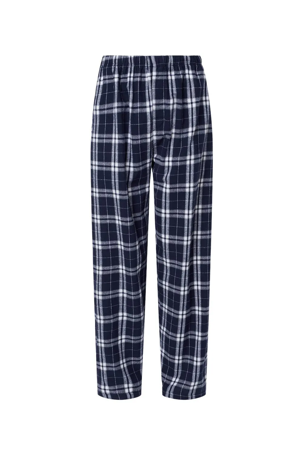 Pantalon en flanelle Boxercraft pour hommes Harley avec poches - Bleu marine/Gris argenté