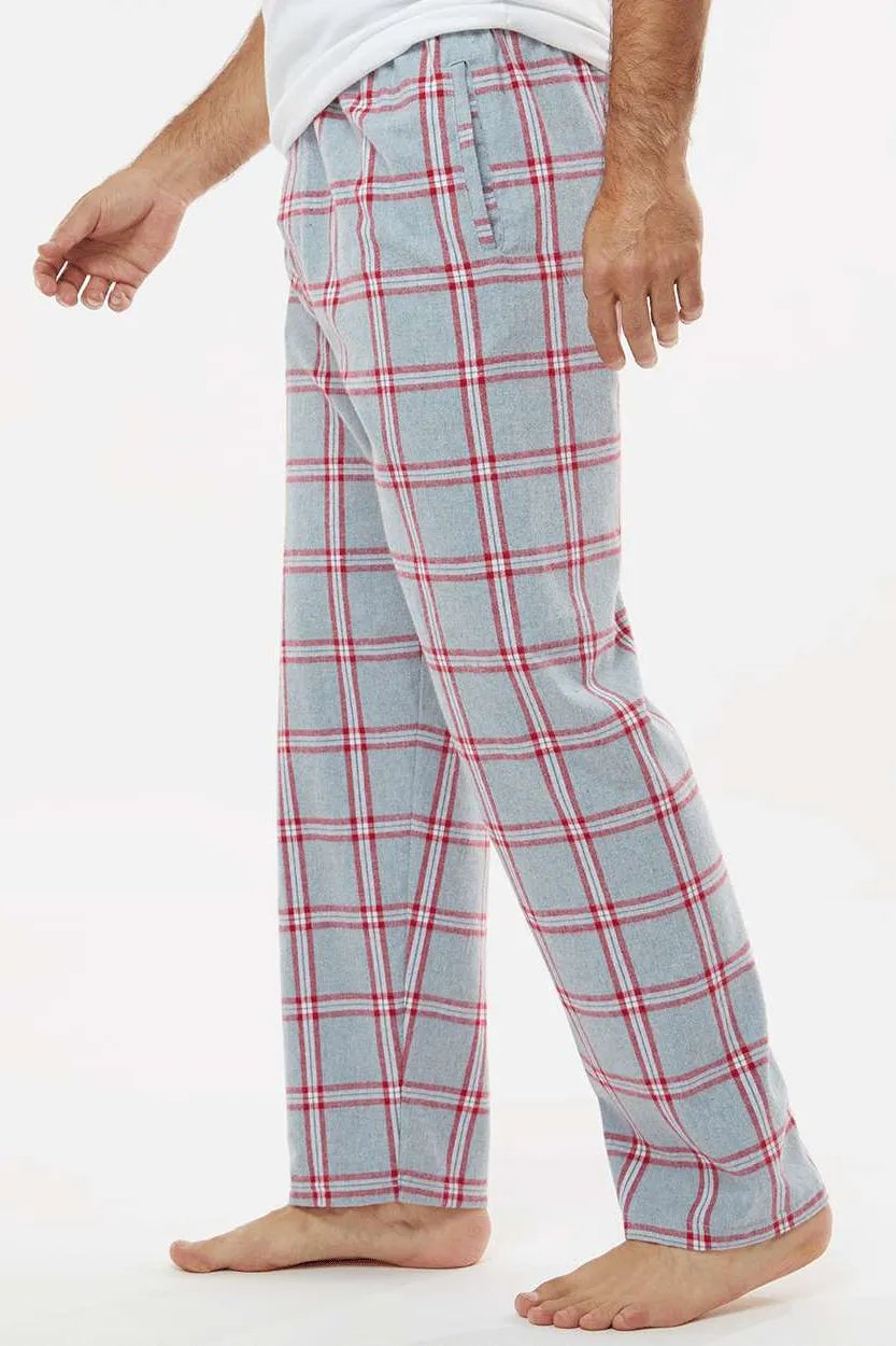 Boxercraft Pantalon en flanelle pour hommes Harley avec poches - Oxford Rouge à carreaux Tomboy