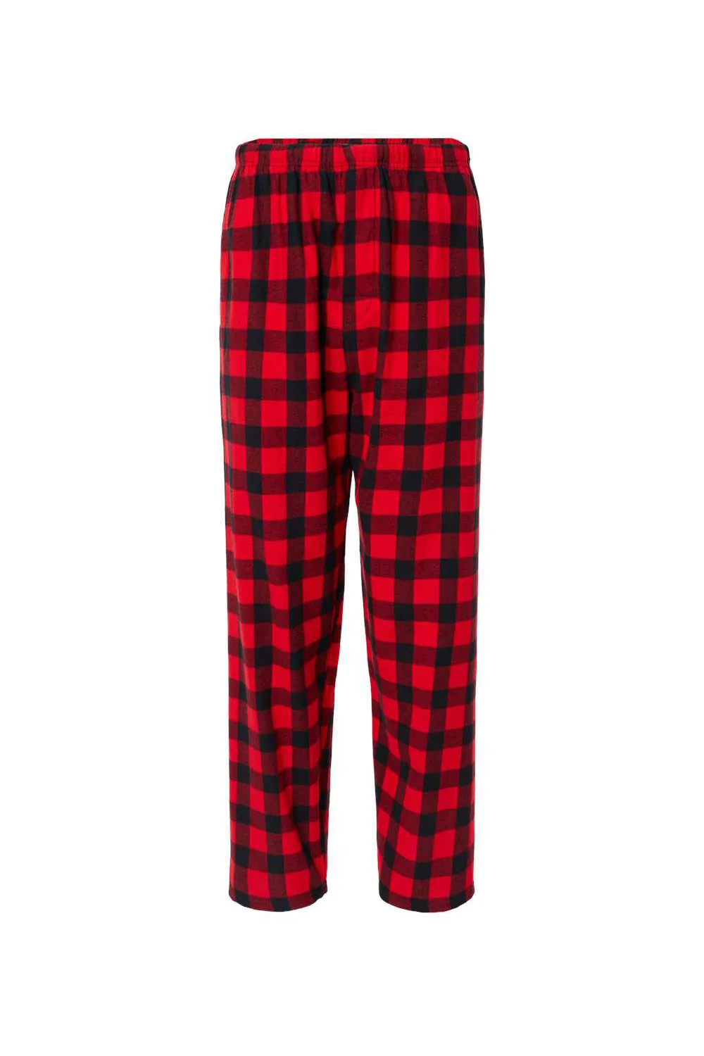 Boxercraft Pantalon en flanelle Harley pour hommes avec poches - Bison rouge/noir