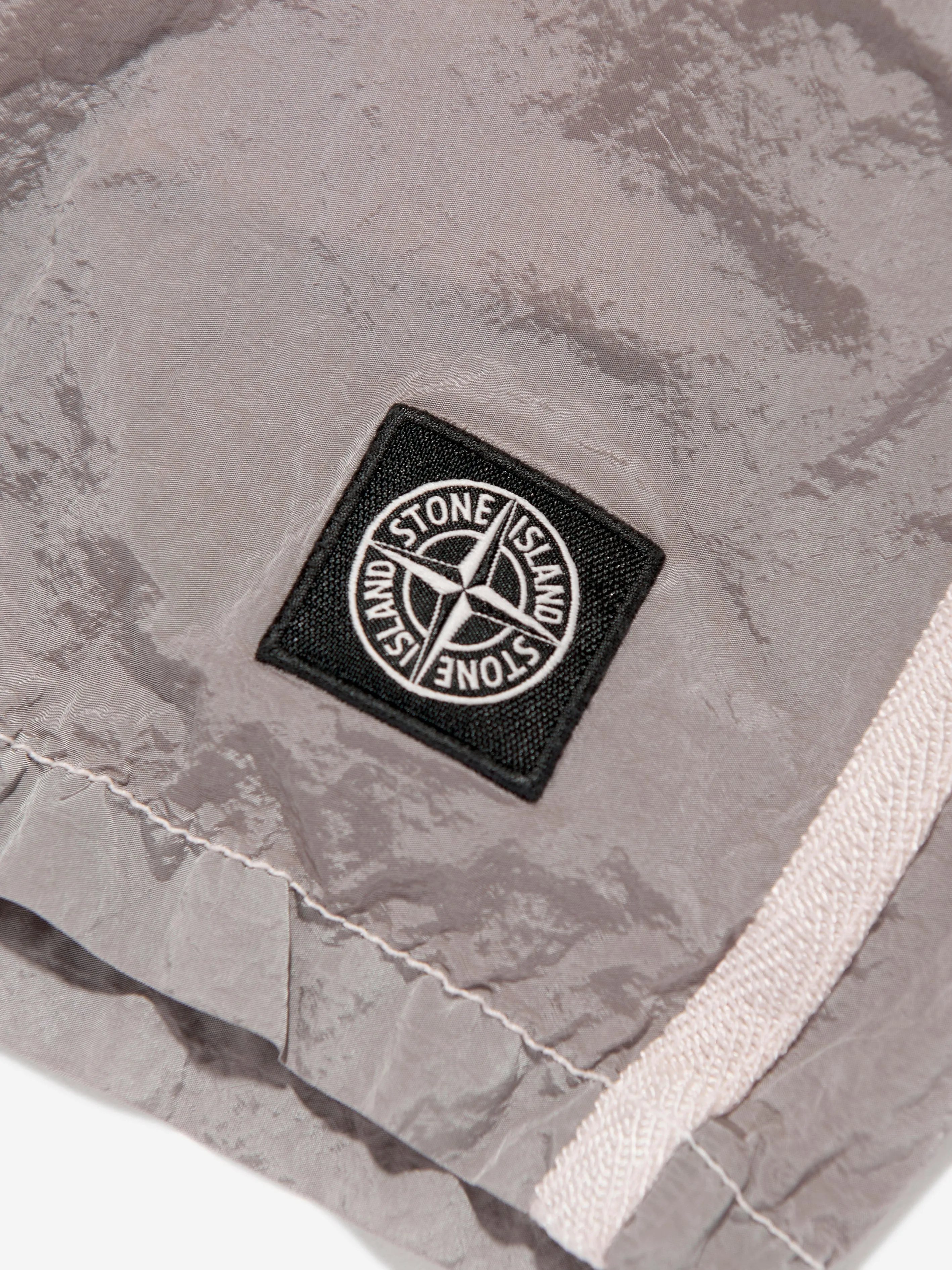 Short de bain avec logo Compass pour garçons en rose