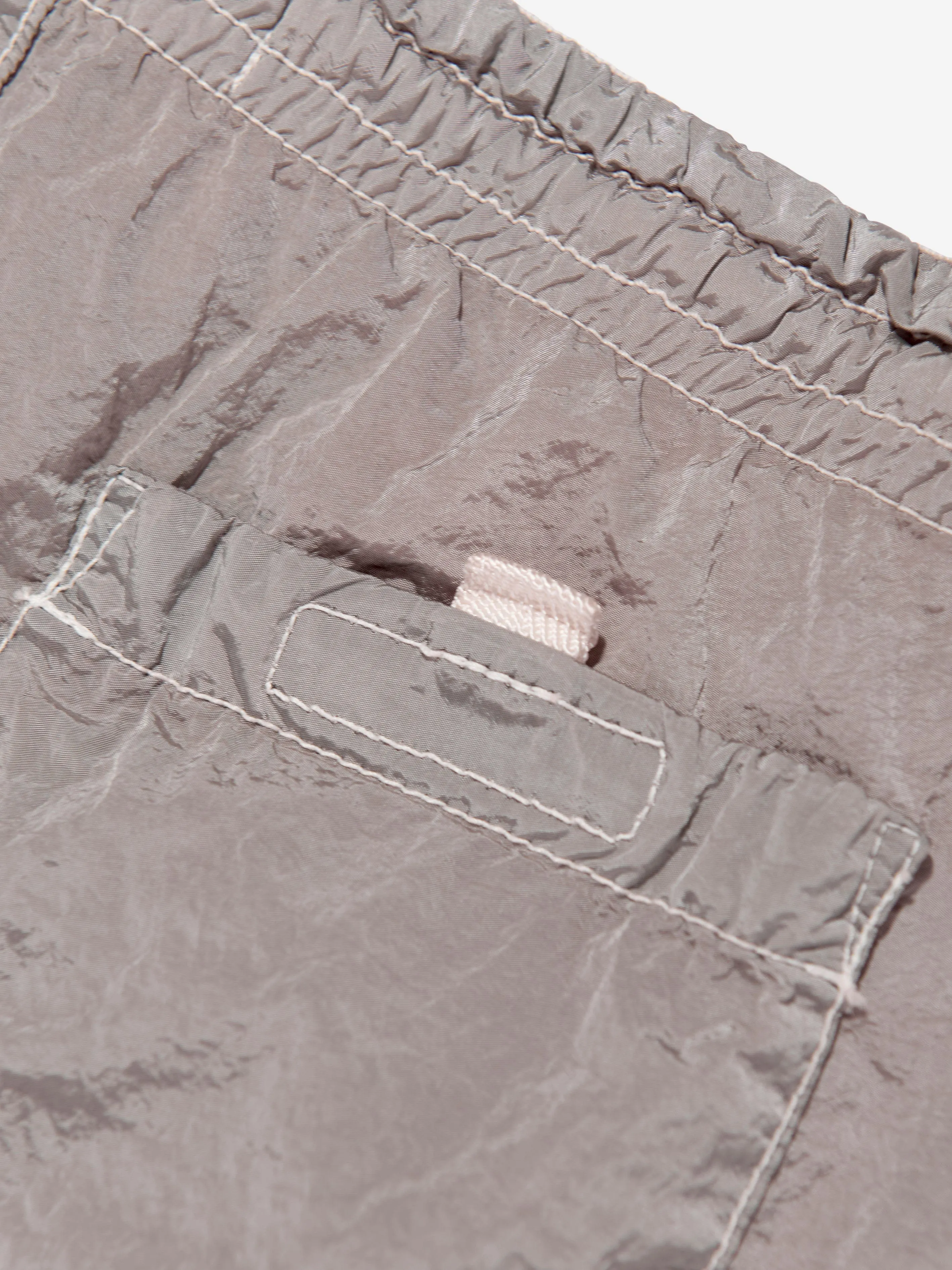 Short de bain avec logo Compass pour garçons en rose