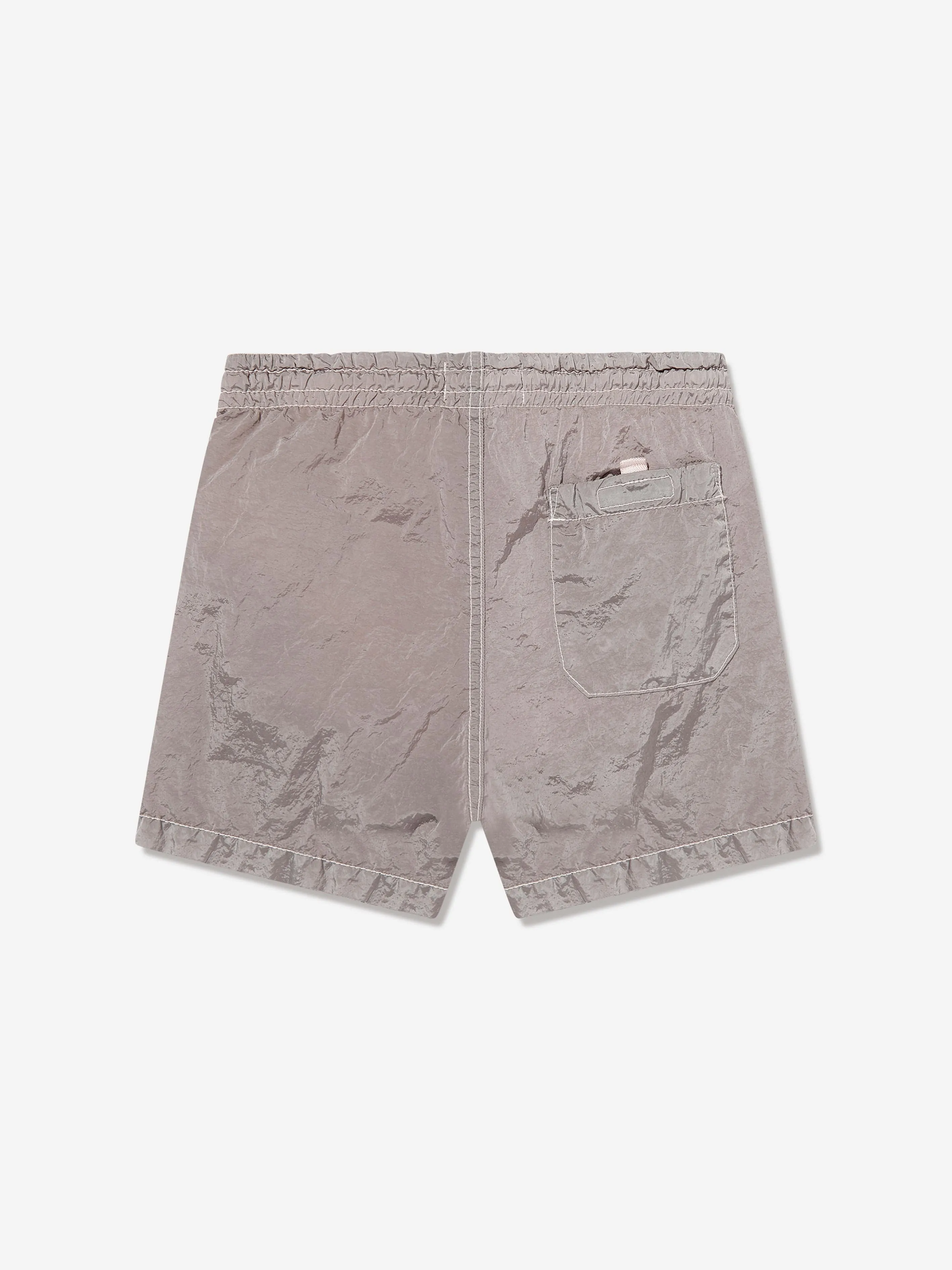 Short de bain avec logo Compass pour garçons en rose