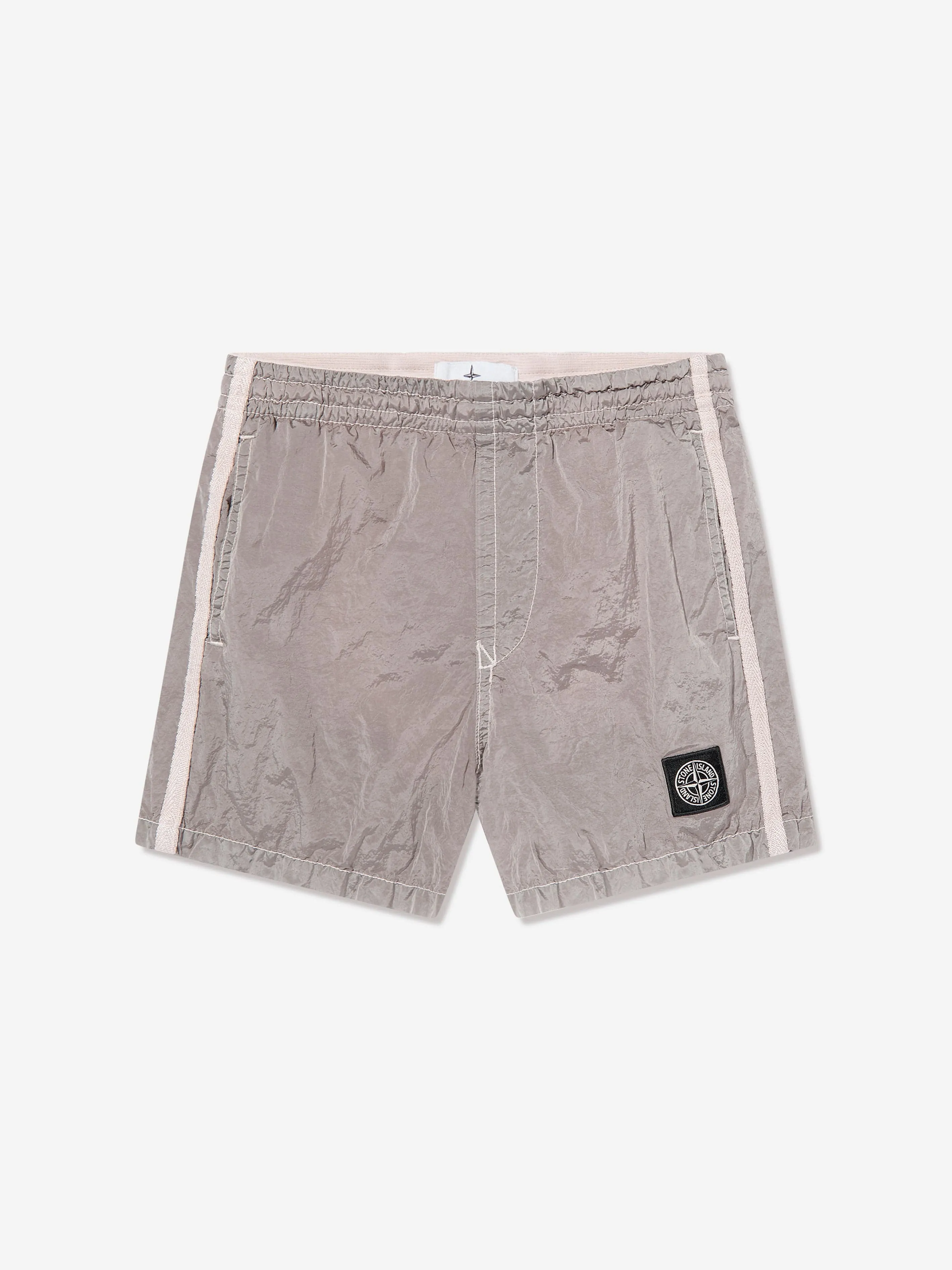 Short de bain avec logo Compass pour garçons en rose