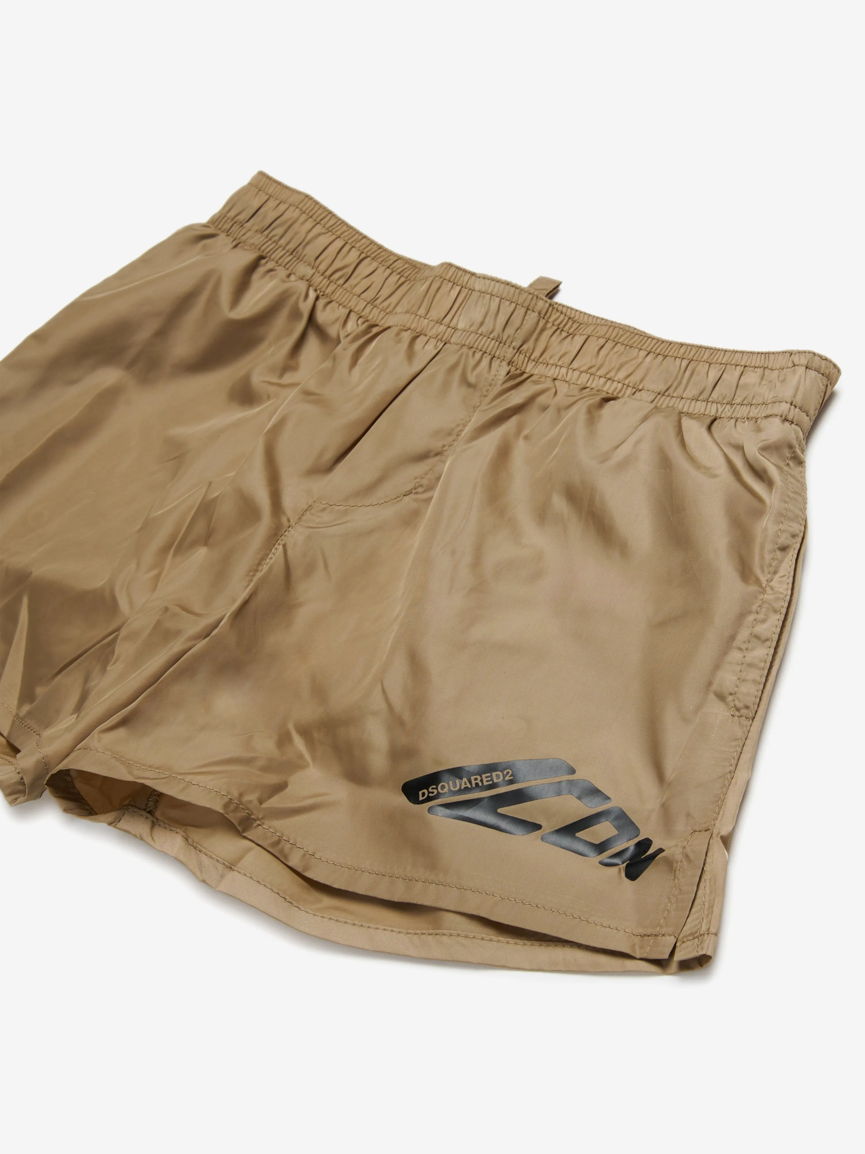 Short de bain Icon pour garçons en beige